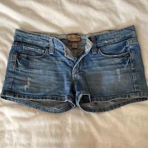 Paige Denim Low Rise Jean Shorts